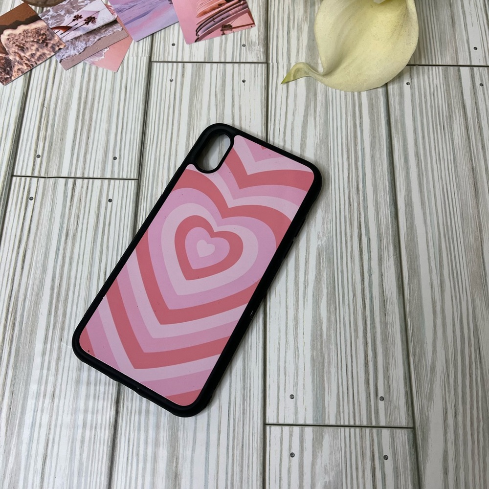 Pink Heart iPhone Case
